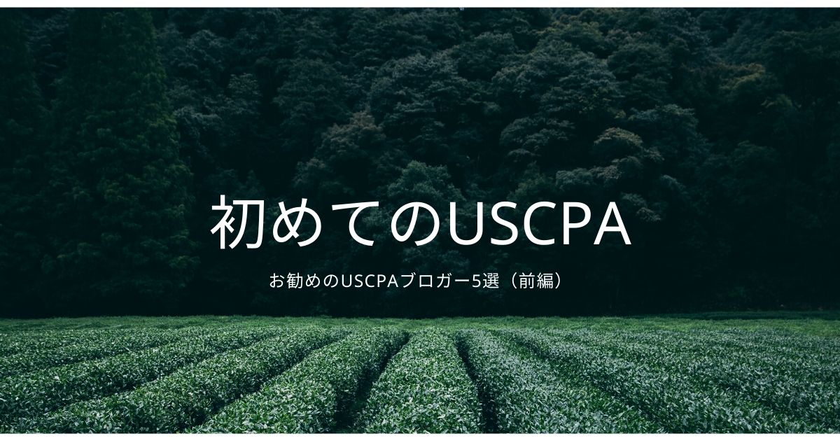 Uscpaの受験前に見ておくべきブログ5選 前編 大企業の中の人